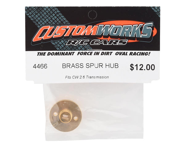 4466 Custom Works Outlaw 4 Brass Spur Hub