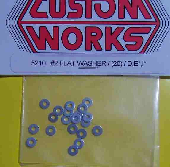 5210 Custom Works #2 Flat Washer (20)
