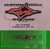 5221 Custom Works Titanium Turnbuckles .900" (2)