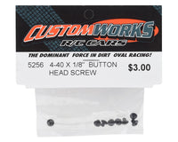 5256 Custom Works 4-40x1/8" Button Head Screws (8)