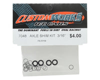 7048 Custom Works 3/16" Axle Shim Kit