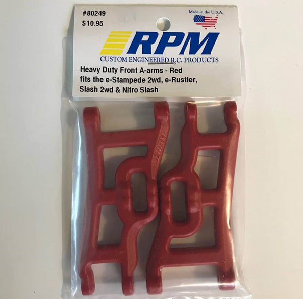 80249 RPM Heavy Duty Front A-Arms Red