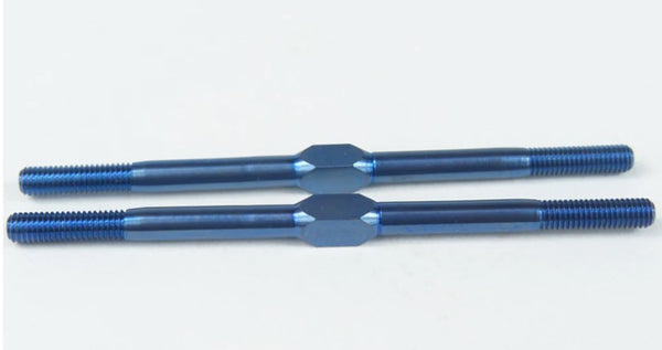 8536 Custom Works Truespeed 2 3/8″ Blue Titanium Turnbuckles (pr)