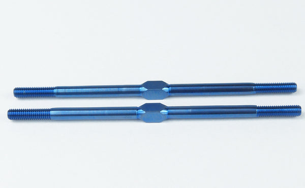 8538 Custom Works Truespeed 2 7/8″ Blue Titanium Turnbuckles (pr)