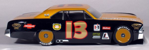 B306 McAllister Racing 1 10 1966 Chevelle Street Stock Body w Decal Kipps Hobbies