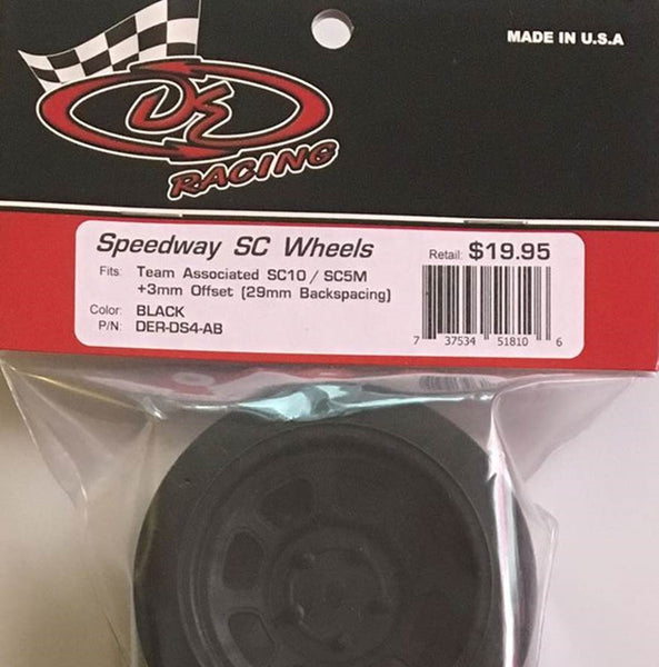 DER-DS4-AB Speedway SC Wheels for Associated SC10 - SC5M