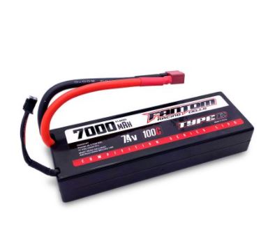 FAN26107D 100c, 7000mah, 7.4v, 2-Cell Competition Series Lipo – Deans® Connector
