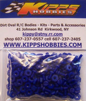 K440NBL200 Blue Kipps 440 Nylon Nuts and Bolts
