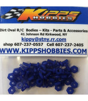 K440NBL60 Blue Kipps 440 Nylon Nuts and Bolts