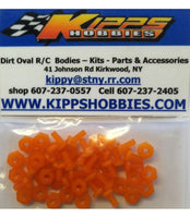 K440NOR60 Orange Kipps 440 Nylon Nuts and Bolts