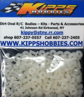 K440NWT200 White Kipps 440 Nylon Nuts and Bolts