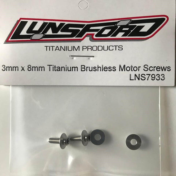 LNS7933 Lunsford Titanium Brushless Motor Screws