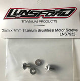 LNS7932 Lunsford Titanium Brushless Motor Screws