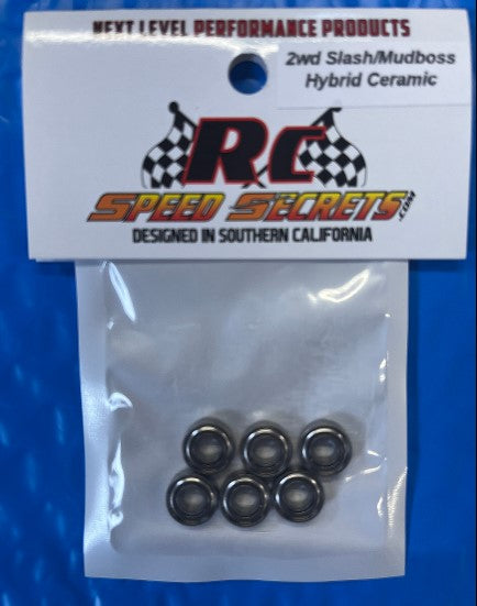 FastEddy Bearings Ceramic Sealed Bearing Kit For Traxxas Slash 2WD RC Truck