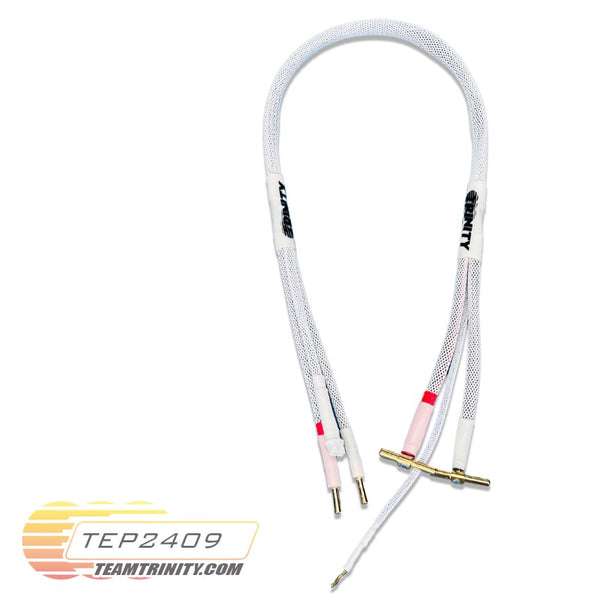 TEP2409 Pro Charge Cable with 4/5mm Bullet Connector (White)