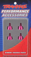 3767P Traxxas Aluminum Ultra Shock Cap (Pink) (4)