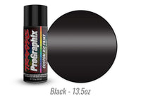 5055X Traxxas ProGraphix Custom R/C Lexan Black Spray Paint (13.5oz)