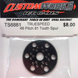 Custom Works TS6881 TrueSpeed 48 Pitch Spur Gear 81 Tooth