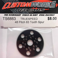 Custom Works TS6883 TrueSpeed 48 Pitch Spur Gear 83 Tooth