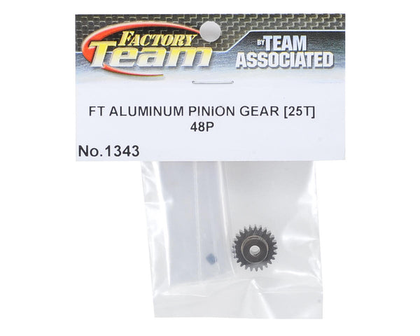 ASC1343 Team Associated Factory Team Aluminum 48P Pinion Gear (25T)