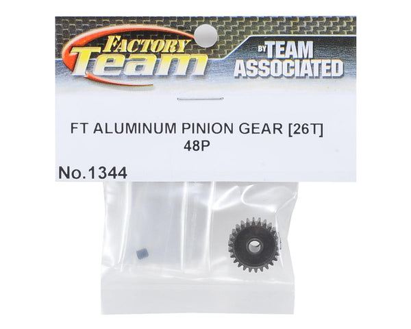 ASC1344	Team Associated Factory Team Aluminum 48P Pinion Gear (26T)