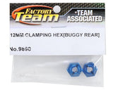 ASC9890 Team Associated 12mm Aluminum Clamping Wheel Hex, Buggy Rear (B4.1/B44.1)
