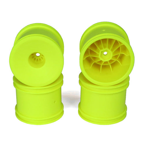 thumbnail image 2 of DE Racing Gambler Rear Sprint Wheels - 12mm Hex, Silver, 1/10 Scale For AE Associated TLR 2 of 6