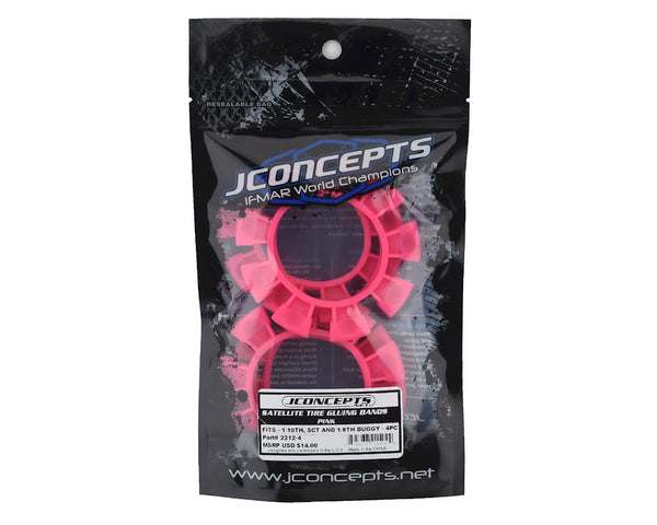 JCO22124 JConcepts "Satellite" Tire Glue Bands Pink