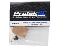 PTK8037 ProTek RC Lightweight Steel 48P Pinion  19t