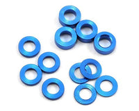 PTK8371 ProTek RC Aluminum Ball Stud Washer Set (Blue) (12) (0.5mm, 1.0mm & 2.0mm)