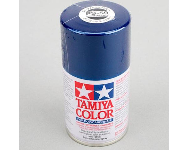 TAM86059 Tamiya PS-59 Dark Metallic Blue Lexan Spray Paint