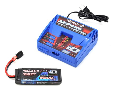 2992 Traxxas EZ-Peak 2S Single "Completer Pack" Multi-Chemistry Battery Charger w/One Power Cell Battery (5800mAh)