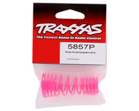 5857P Traxxas Progressive Front Shock Spring Set (2) Pink